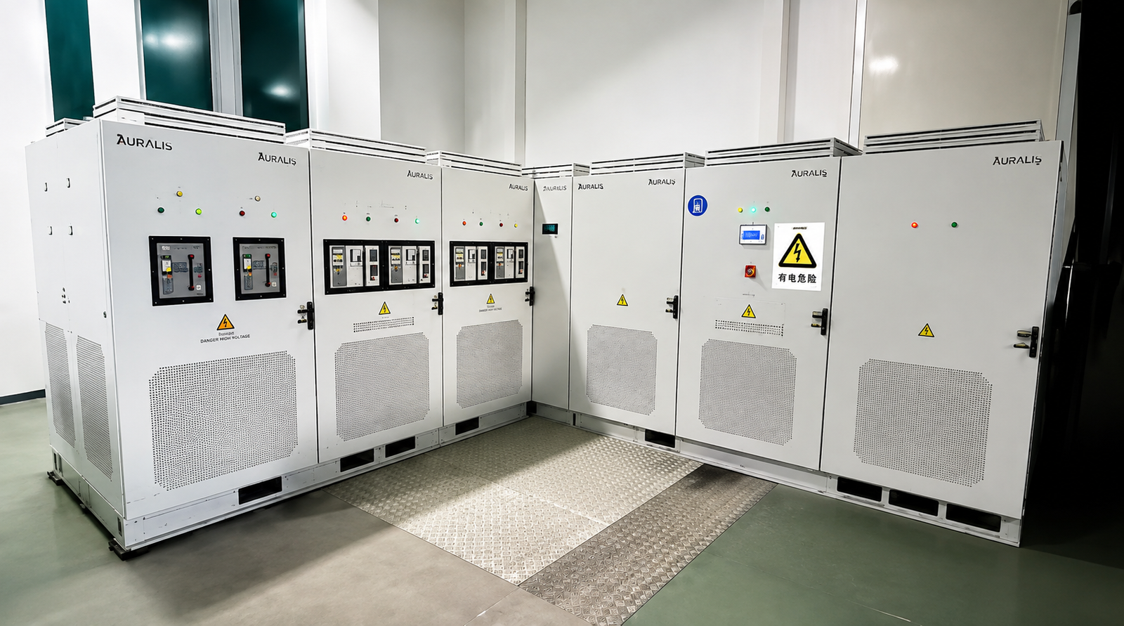 AURALIS shore power equipment factory acceptance test